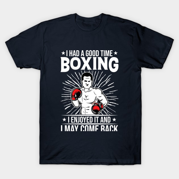 Good Time Boxing T-Shirt by Lebihanto